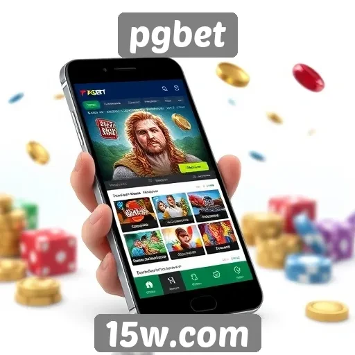 Experiência móvel no site pgbet